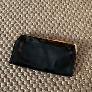 Hobo International Black Patent Leather Wallet